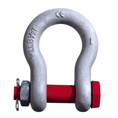 Bolt and nut type shackles