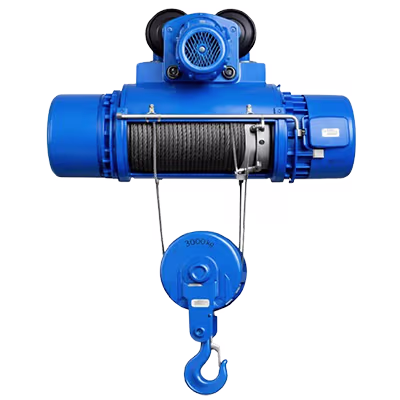 Dual speed wire rope hoist