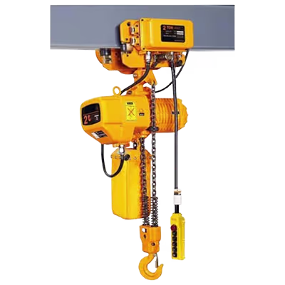 Electric chain hoist with trolley