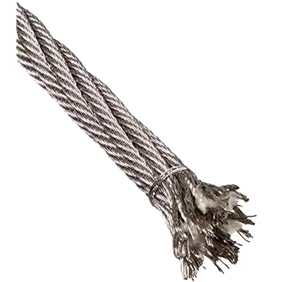 Fibre core wire rope