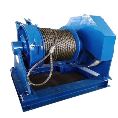 Wire rope winch